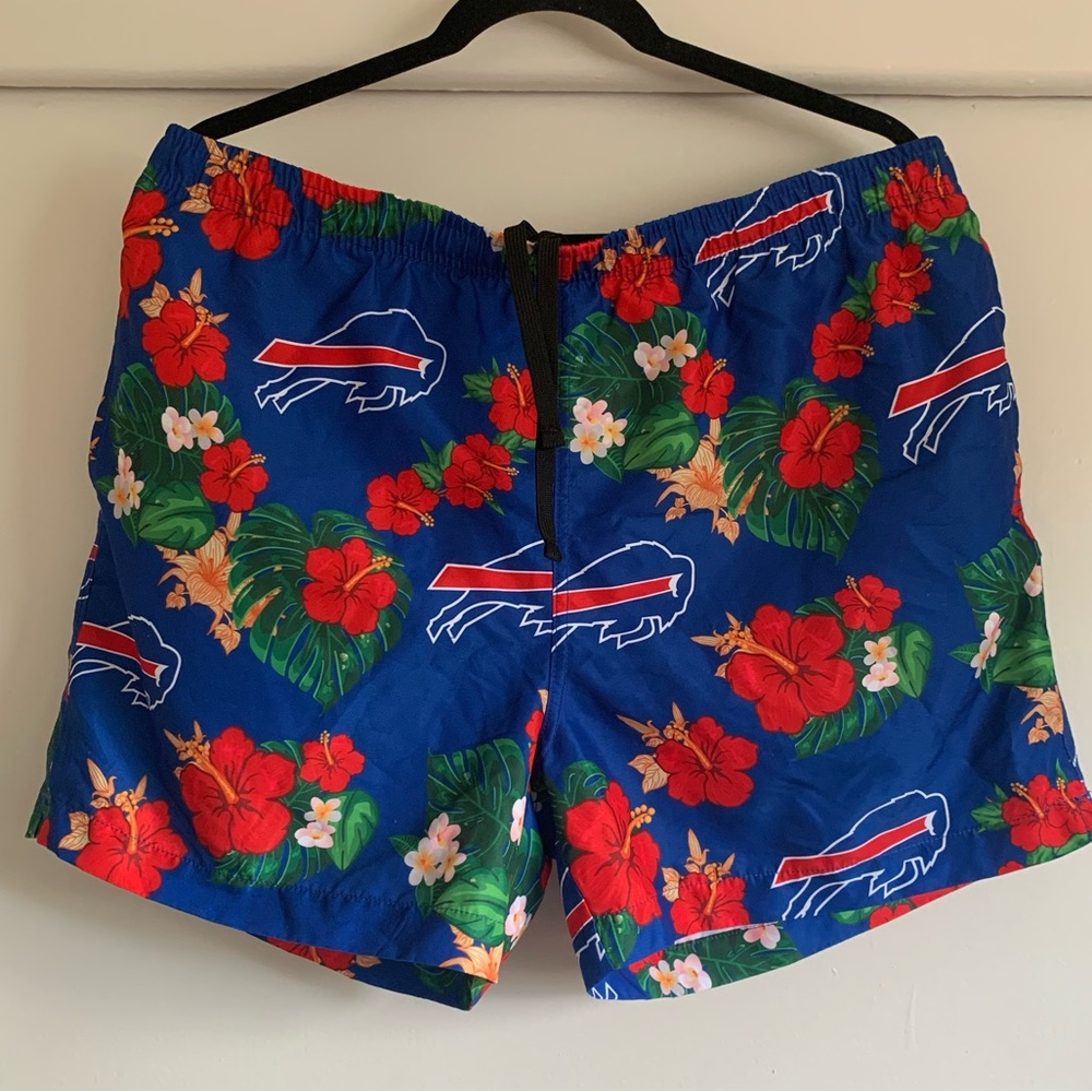 Buffalo Bills hawaiian swim trunks